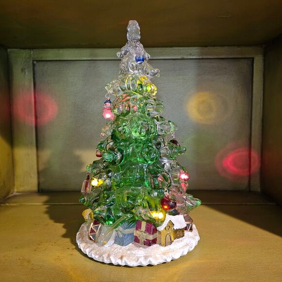 Enchanting Ice Sculpture Christmas Tree - Tannanbaum by Heritage Mint (No Star) - Picture 1 of 7